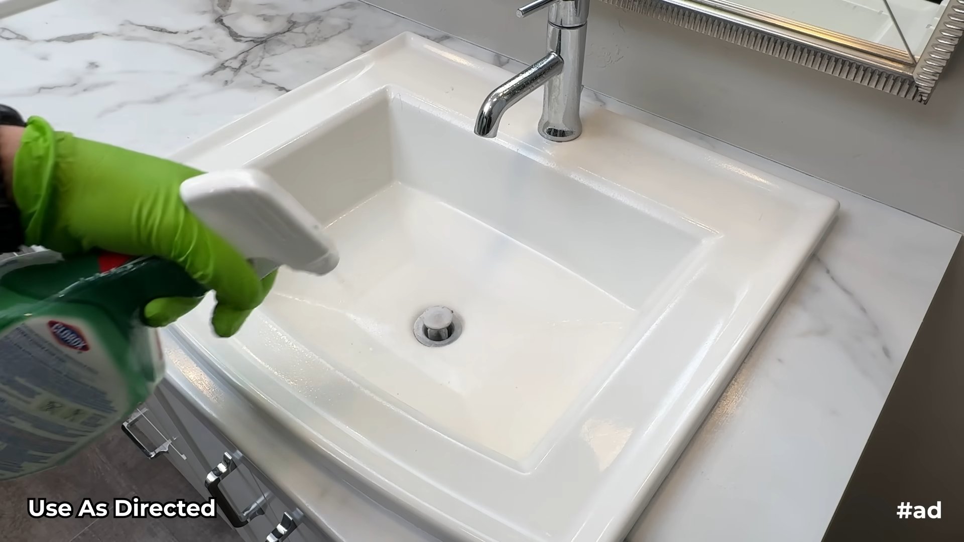 Badezimmer reinigen mit Clorox